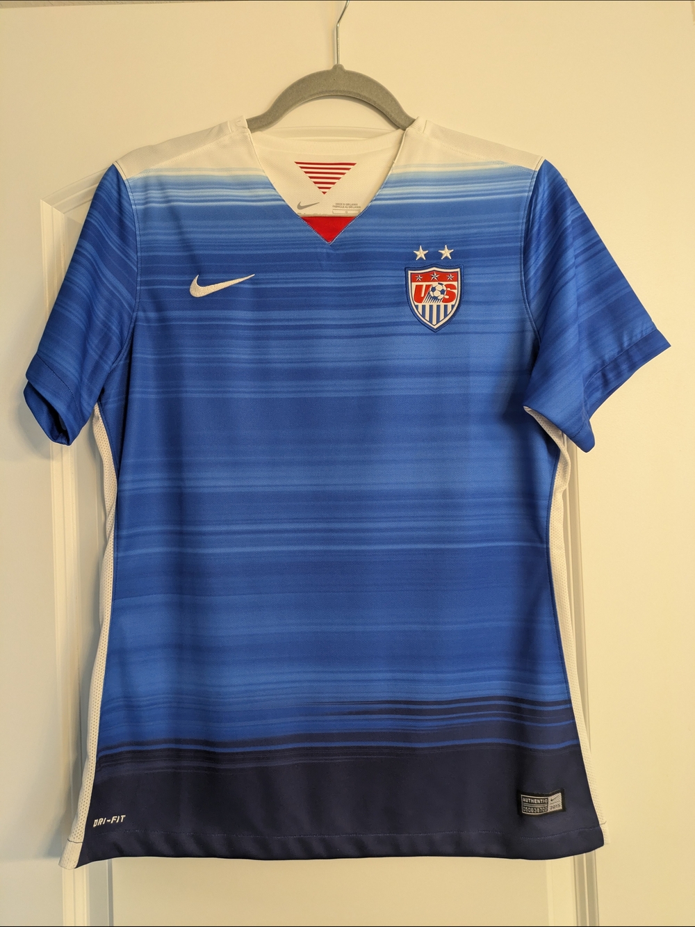 Nike USWNT Blue Gradient Soccer Jersey